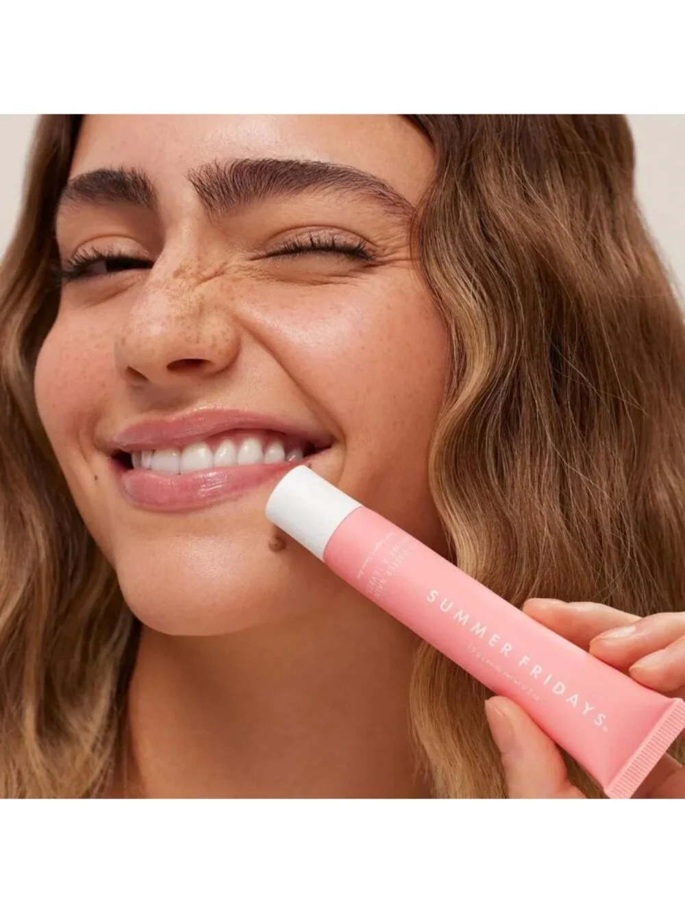 Moisturizing Lip Butter Balm - Vegan Lip Gloss for Shine & Color - Pink Sugar